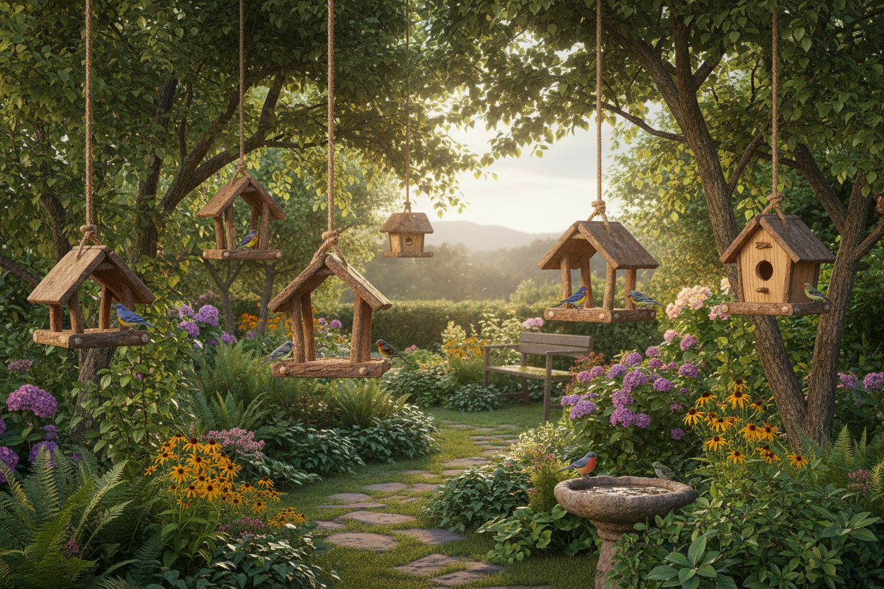 Birdhouses / feeders