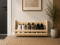 Wall Mounted Shoe Rack | Handmade Wooden Floating Shoe Shelf | FRYDECO