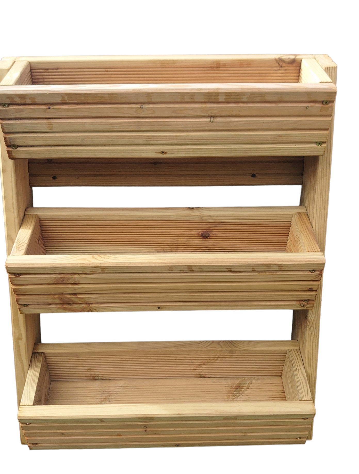 Cascading 3-Tier Wall Planter Box