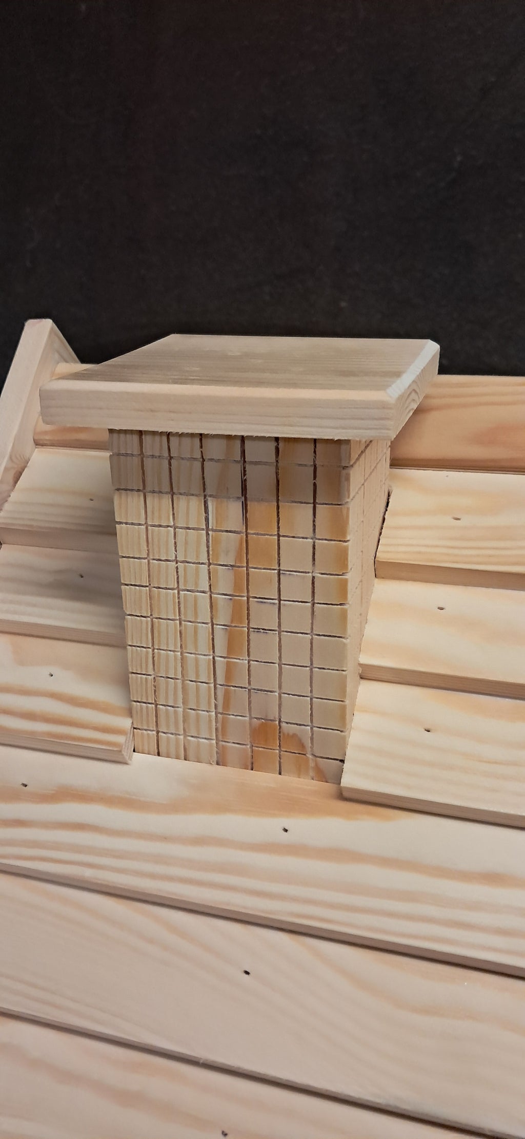 Handcrafted Wooden Bird Feeder House - Garden Bird Feeder | FRYDECO