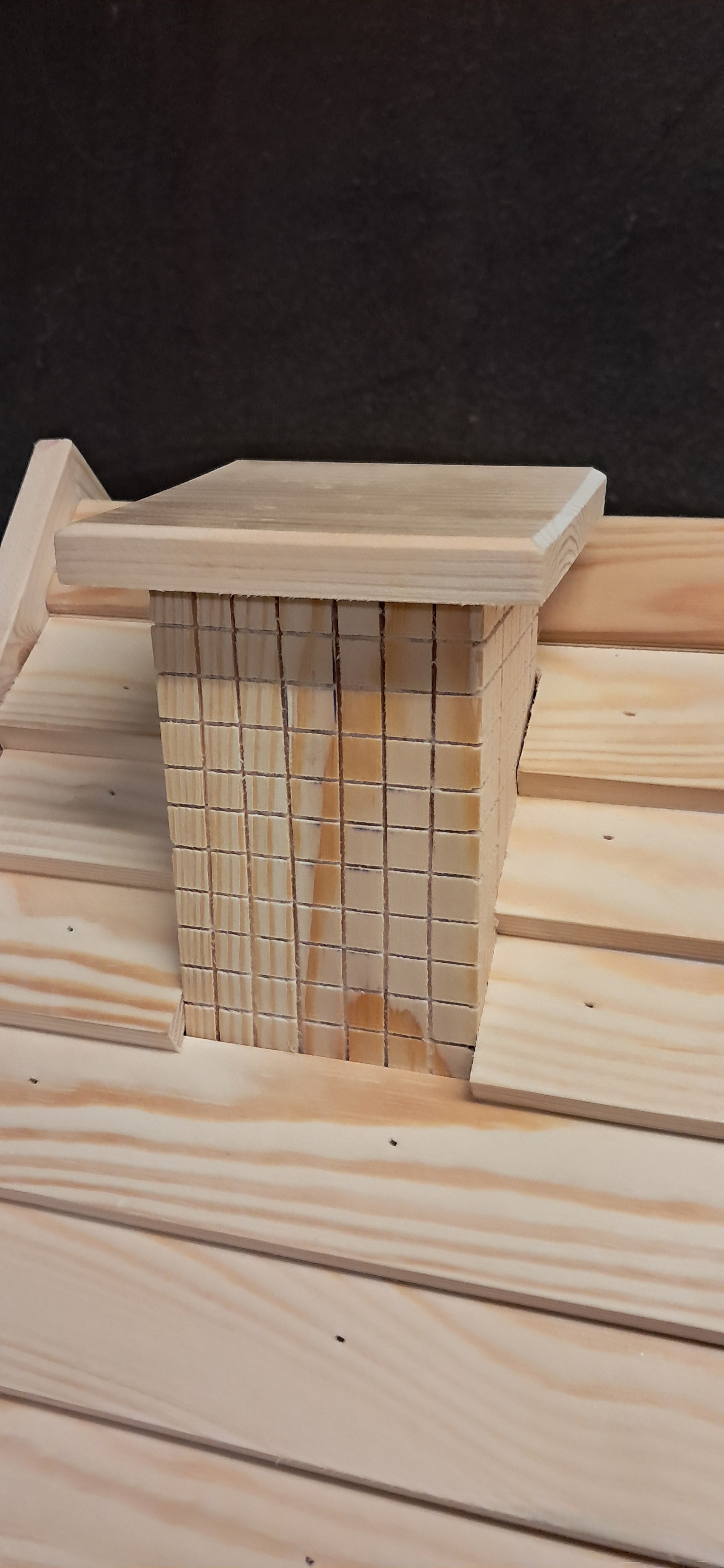 Handcrafted Wooden Bird Feeder House - Garden Bird Feeder | FRYDECO