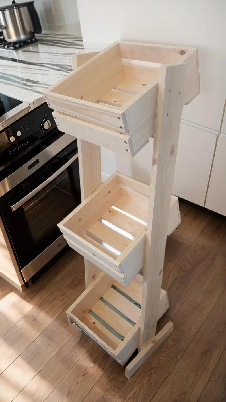 Versatile Storage Rack for Kitchen and Home
