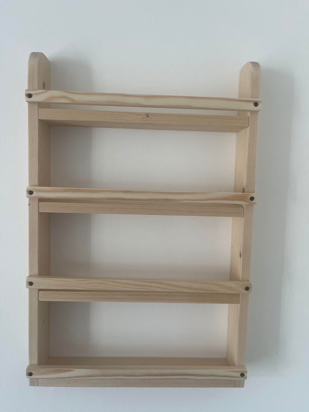 Wooden Spice Rack | Handmade Wall Mounted Shelf | FRYDECO