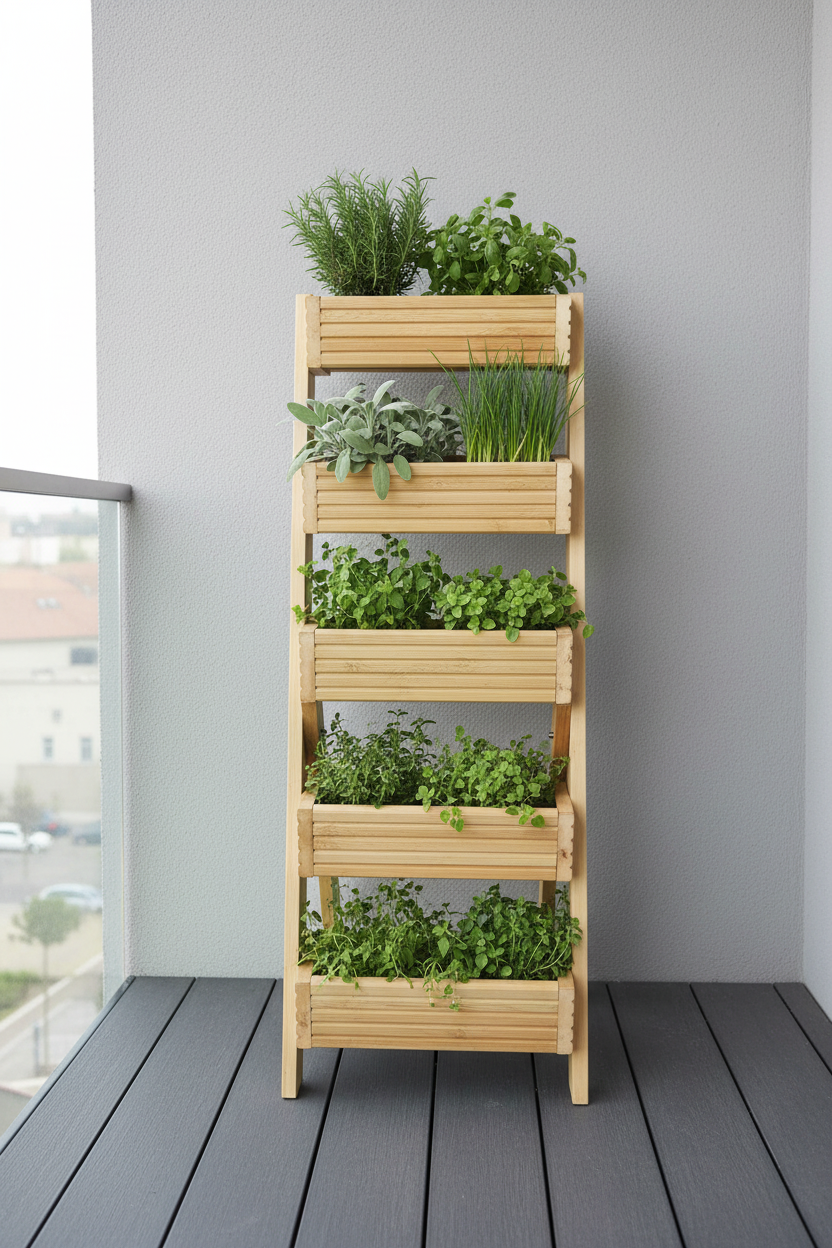 5-Tier Planter - Minimalist Balcony