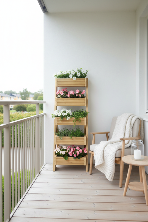 5-Tier Planter - Scandinavian Balcony