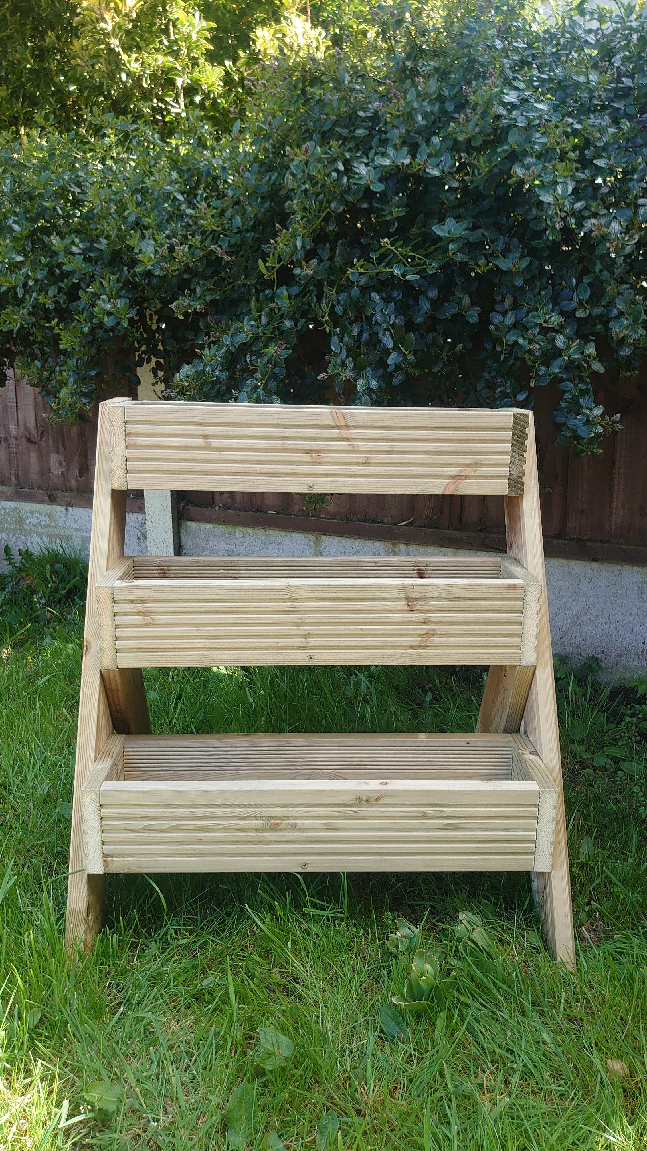 3 -Tier Wooden Planter Stand