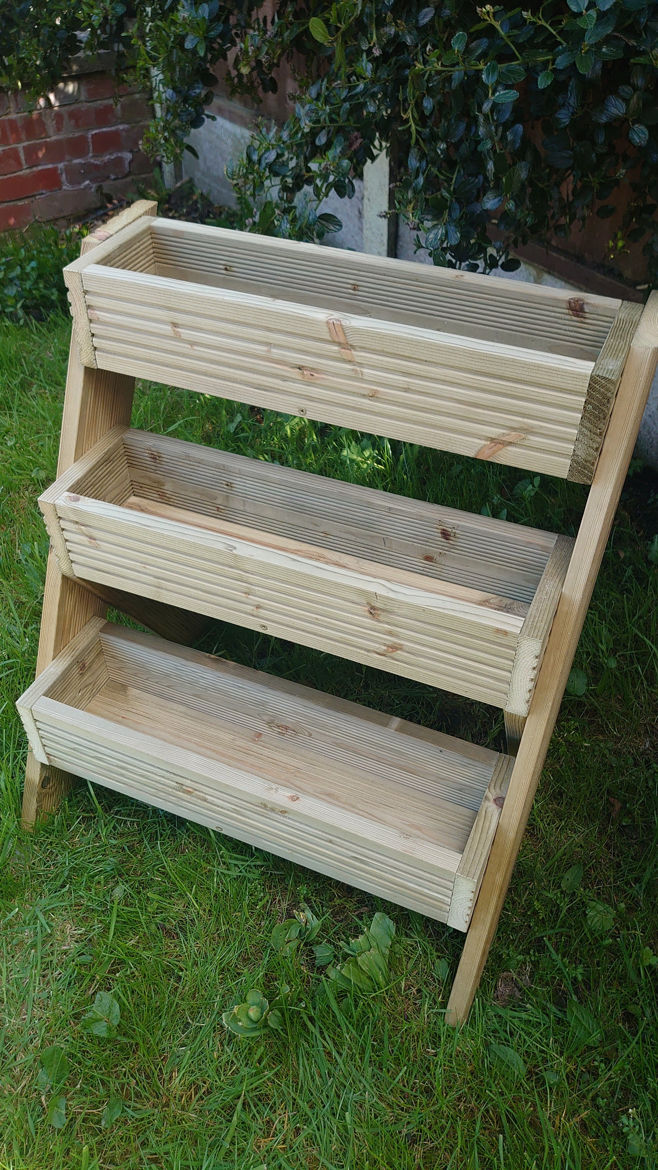 3 -Tier Wooden Planter Stand