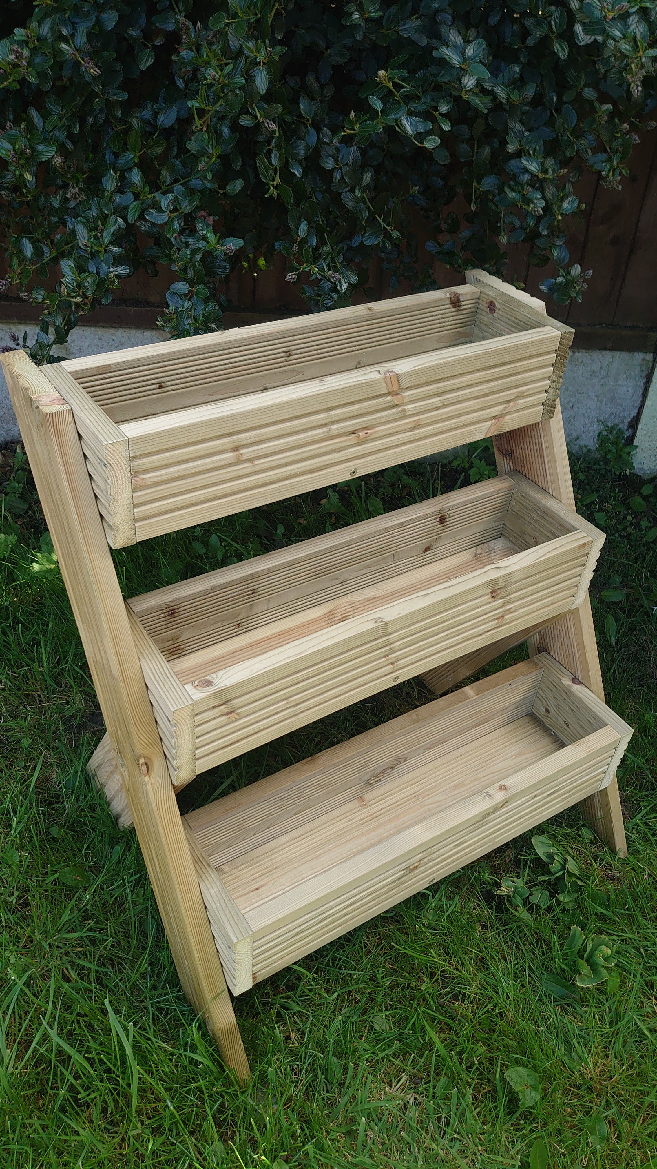 3 -Tier Wooden Planter Stand