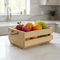 Rustic Rope Handle Fruit Rack | Handcrafted Timber Kitchen Storage | FRYDECO