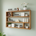 Horizontal Essential Oils Shelf - Wide Wooden Display Shelf | FRYDECO