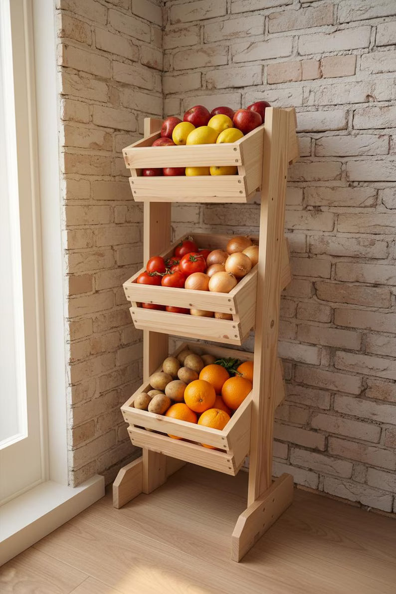 Versatile Storage Rack for Kitchen and Home