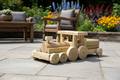 Wooden Train Planter Garden Decoration | FRYDECO